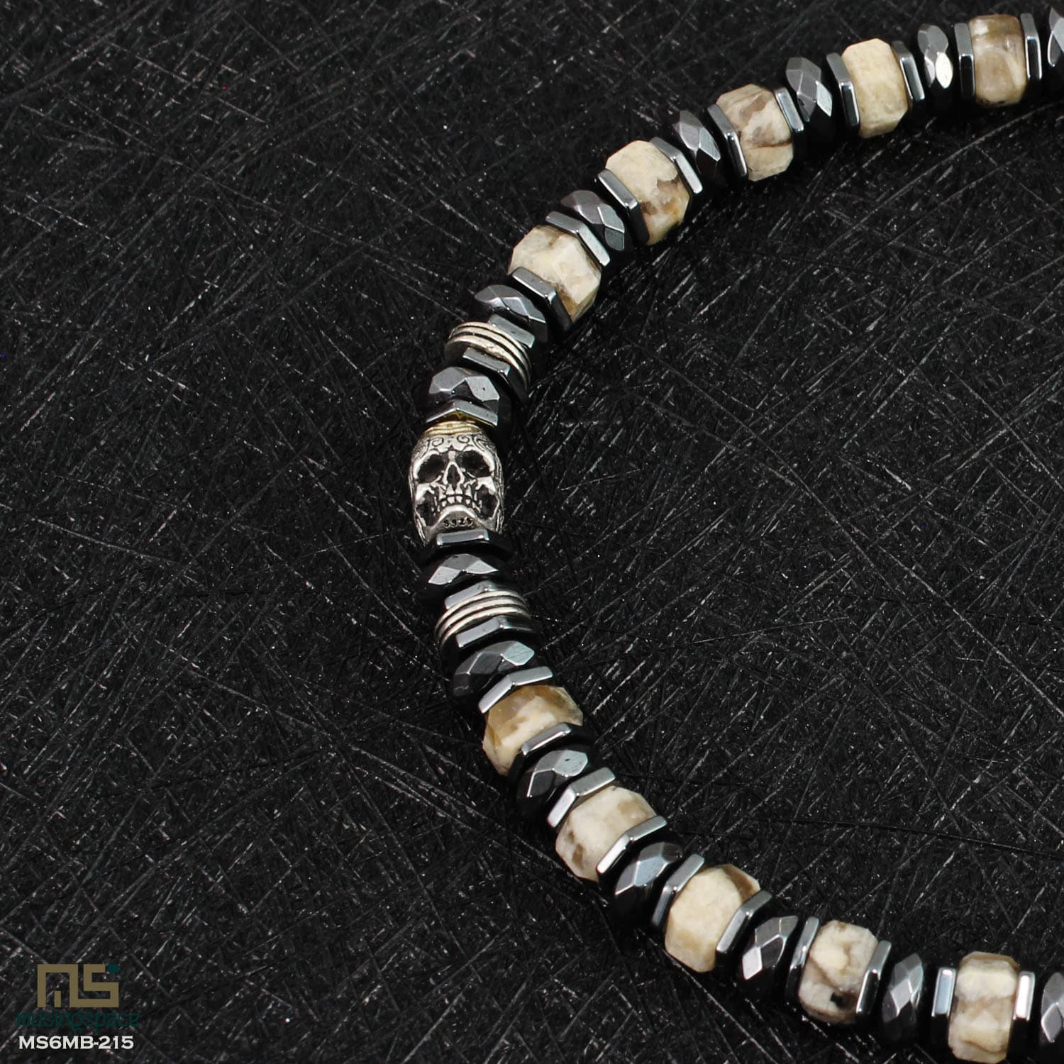 Feldspar mens beaded bracelets