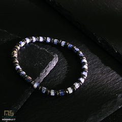 Blue Spot Jasper guys beaded bracelets